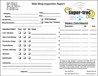 Web Slings - Inspection Checklist