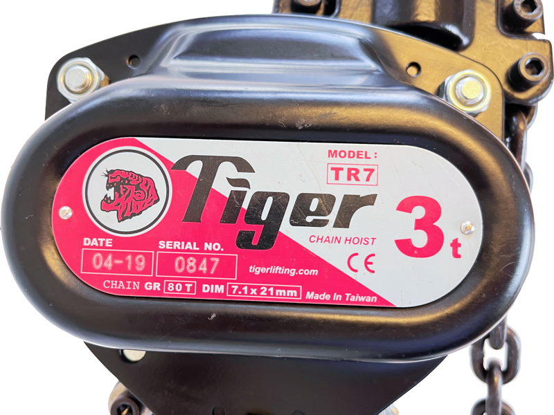 Tiger Lifting TR7 CHAIN-HOIST - 3 Ton