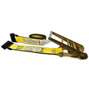 INDUSTRIAL 3" Ratchet Strap w/ Flat Hook