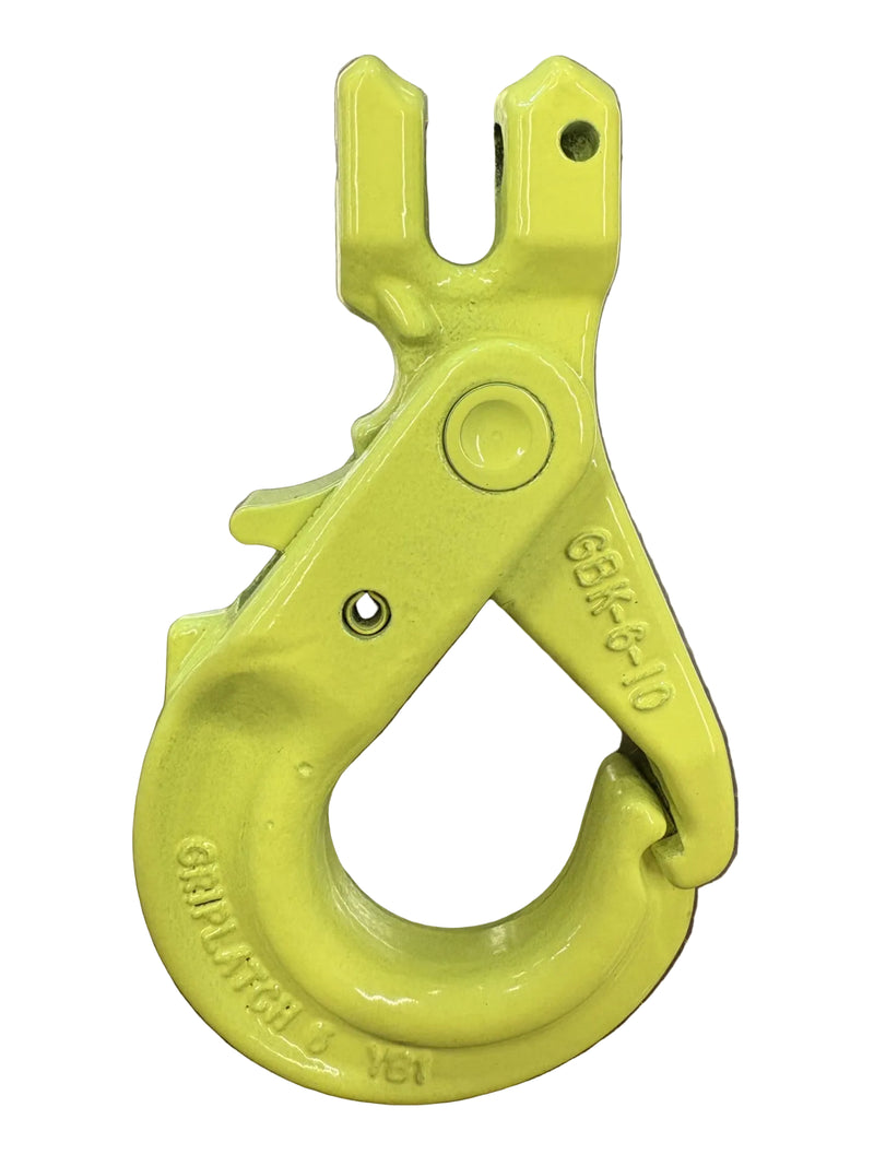 Grade 100 Eye Self-Locking Hook - 47,700 lb Capacity