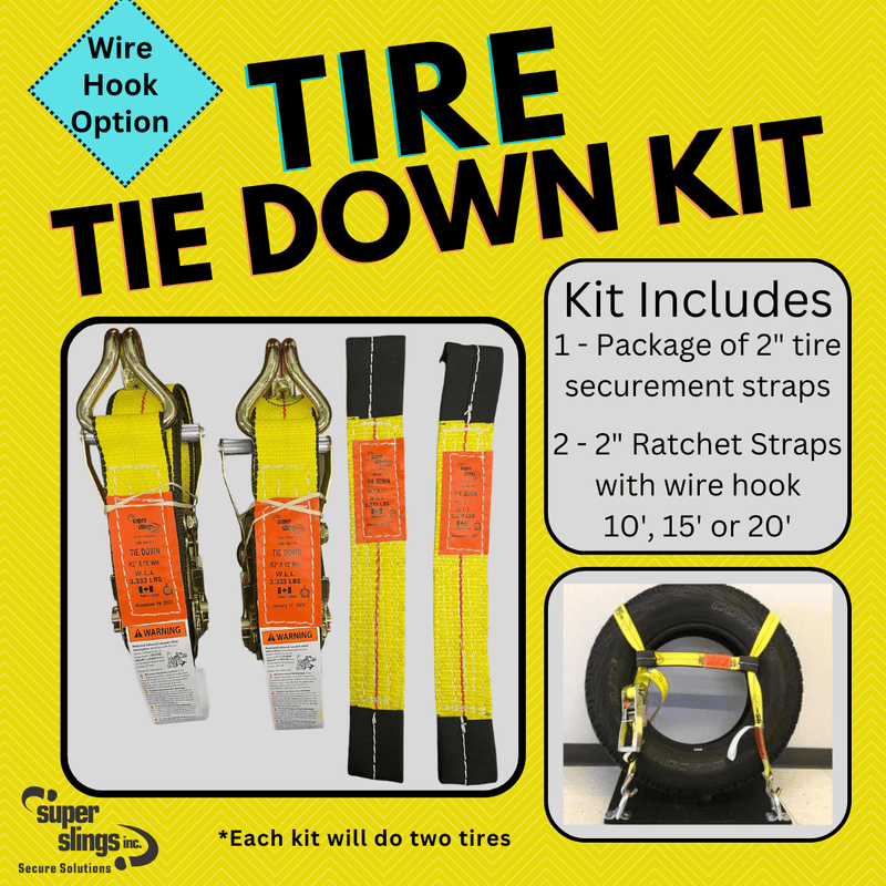 2" Tire Tie Down Kit