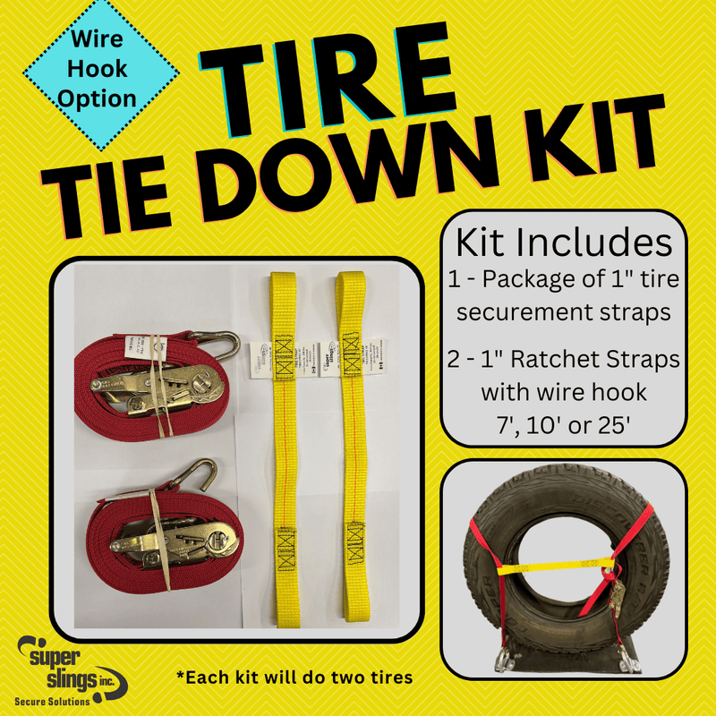 1" Tire Tie Down Kit