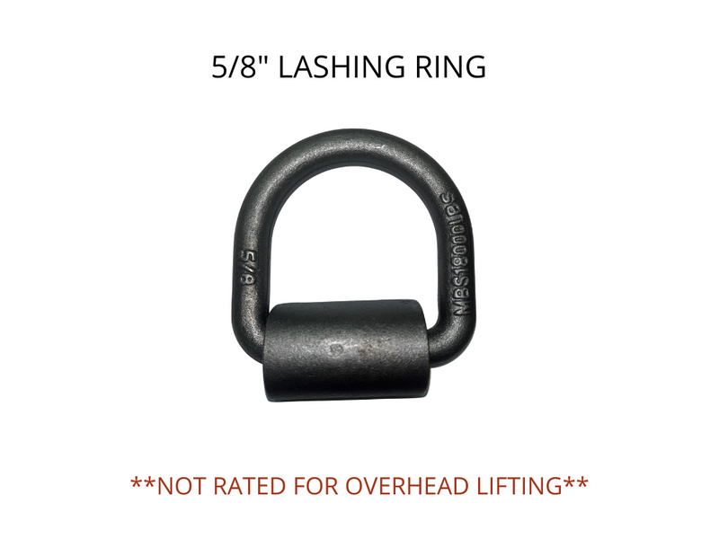 5/8" LASHING RING  ** NOT RATED FOR OVERHEAD LIFTING **