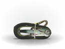 2" Ratchet Strap W/ Wire Hook