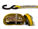 1" Industrial Ratchet Strap with S-Hook