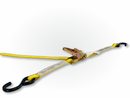 1" Industrial Ratchet Strap with S-Hook