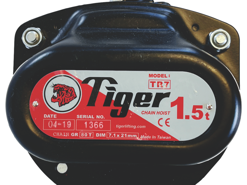 Tiger Lifting TR7 CHAIN-HOIST - 1.5 Ton