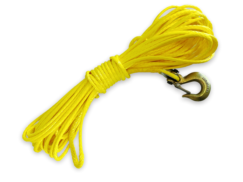 3/8 Tuff-X Synthetic Winchline With Clevis Slip Hook
