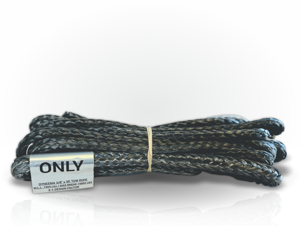 HUUSO Heavy Duty Steel Wire Tow Cable, Towing Pull Rope, Strap