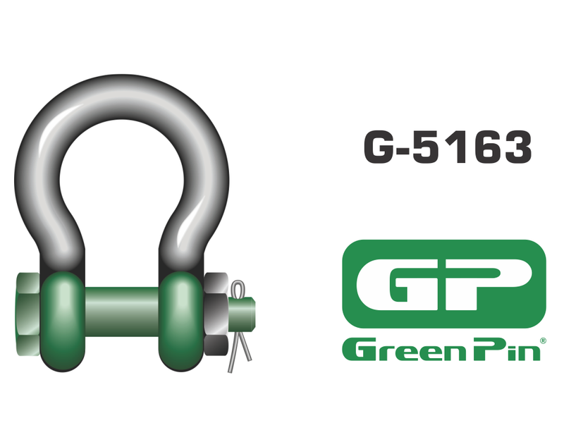G-5163 - Green Pin Polar Bow Shackle