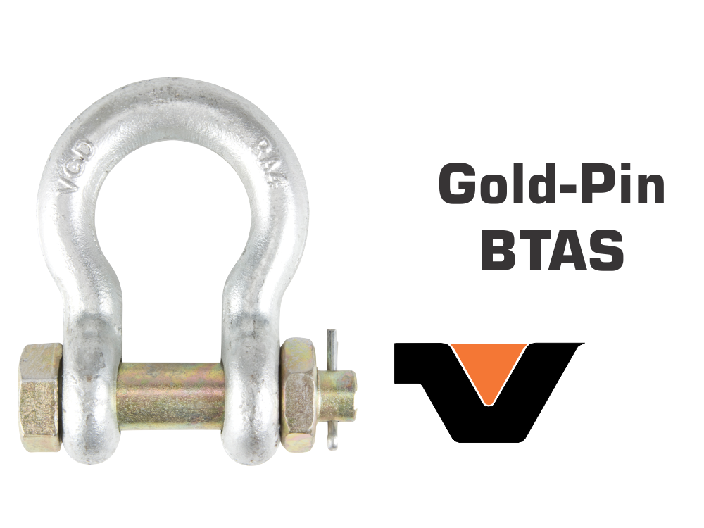 GOLD PIN BOLT TYPE SHACKLE